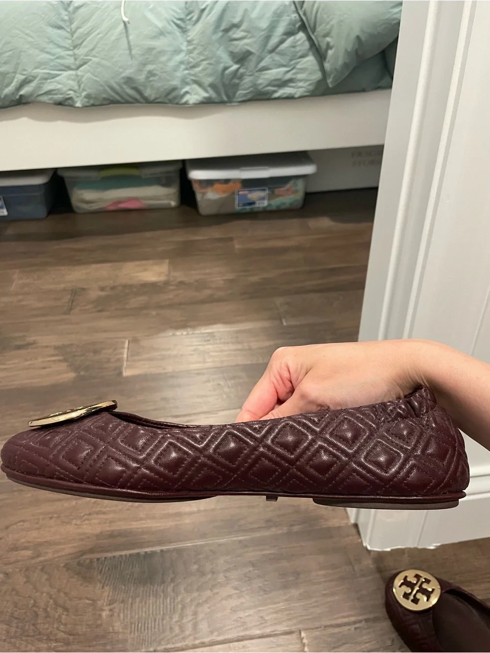 Tory Burch quilted ballet flats